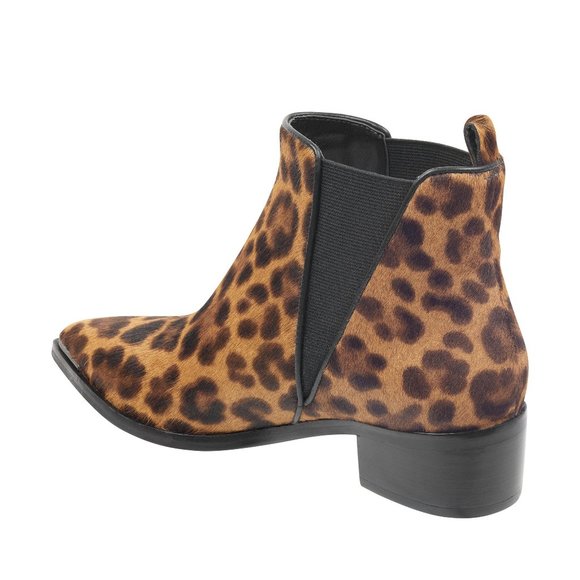 Marc Fisher Yale Leopard-Print Chelsea Boots - Picture 2 of 11